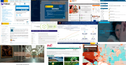 Collage with snapshots of open data ecosystem news from the first half of 2024